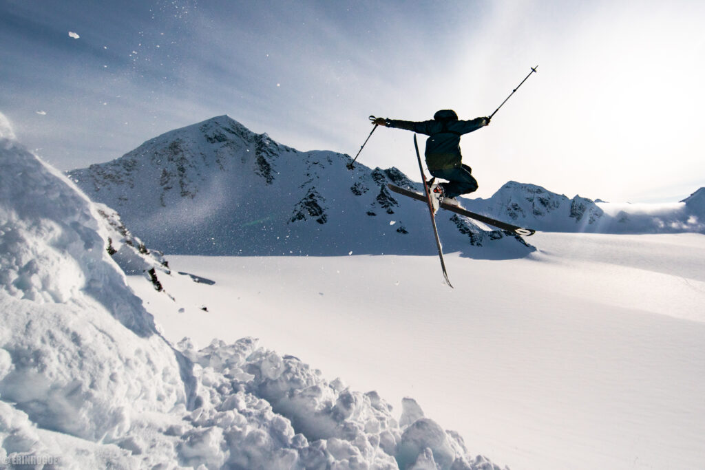 Arctic expedition scene with vast snowy landscapes, captured by Erin Hogue