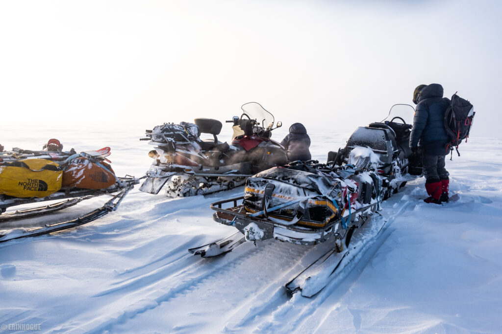 A breathtaking Arctic landscape captured by Erin Hogue, showcasing extreme conditions.