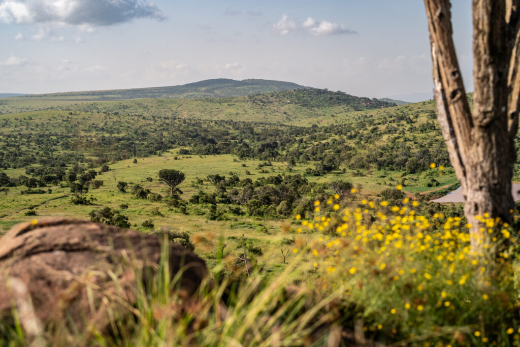 Explorers navigating rugged terrain during the Kenya Expedition Terra 2024