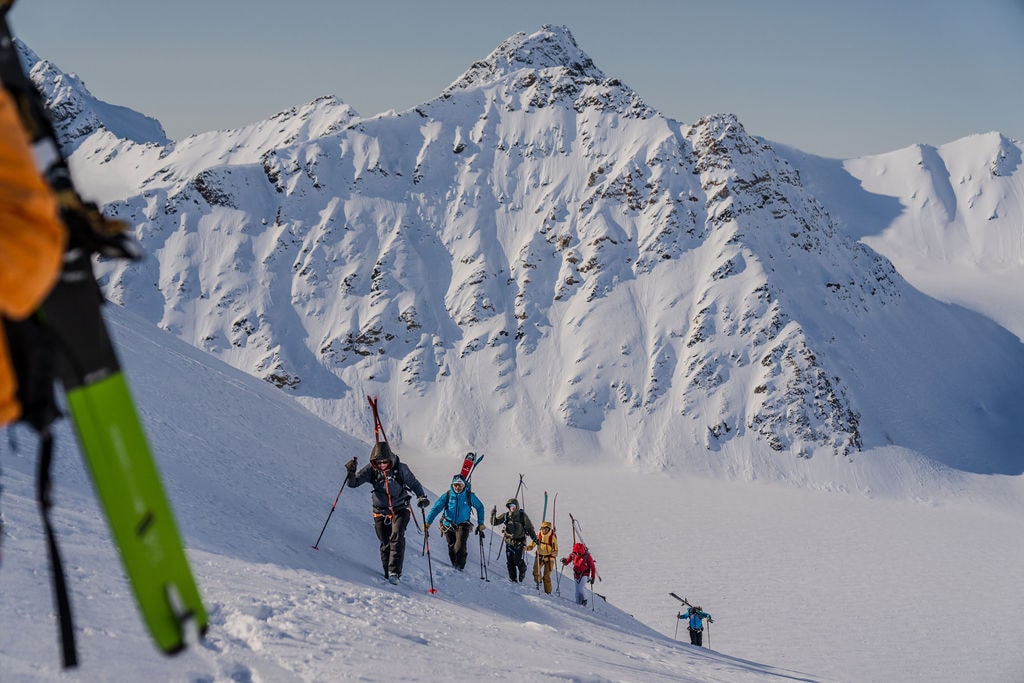 A cold, Arctic expedition scene from Svalbard, taken in 2023.